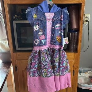 Nickelodeon Pink and Blue Kids Dress